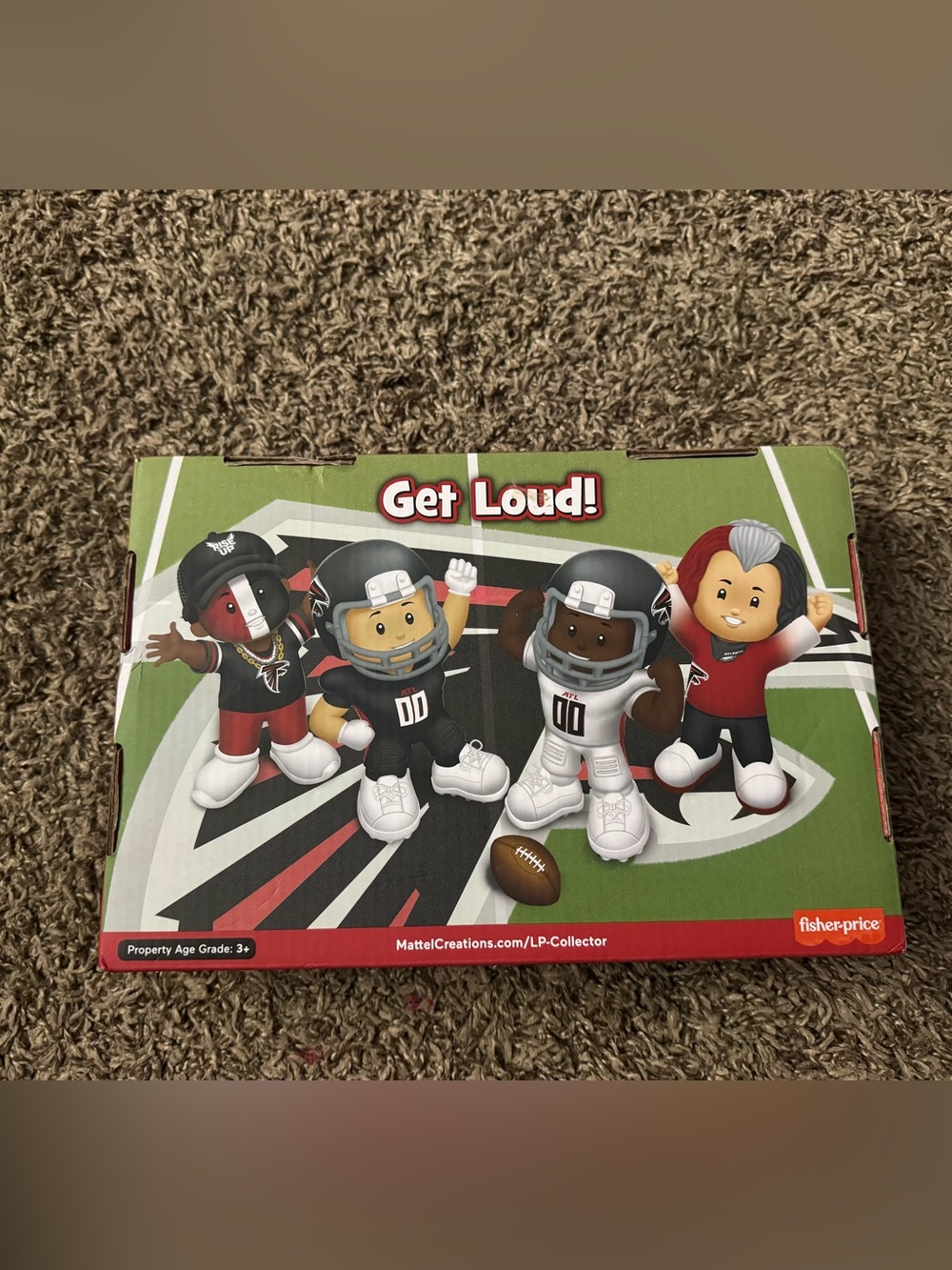 Little People Rise Up Atlanta Falcons Figure Set - Red - Picture 2 of 2